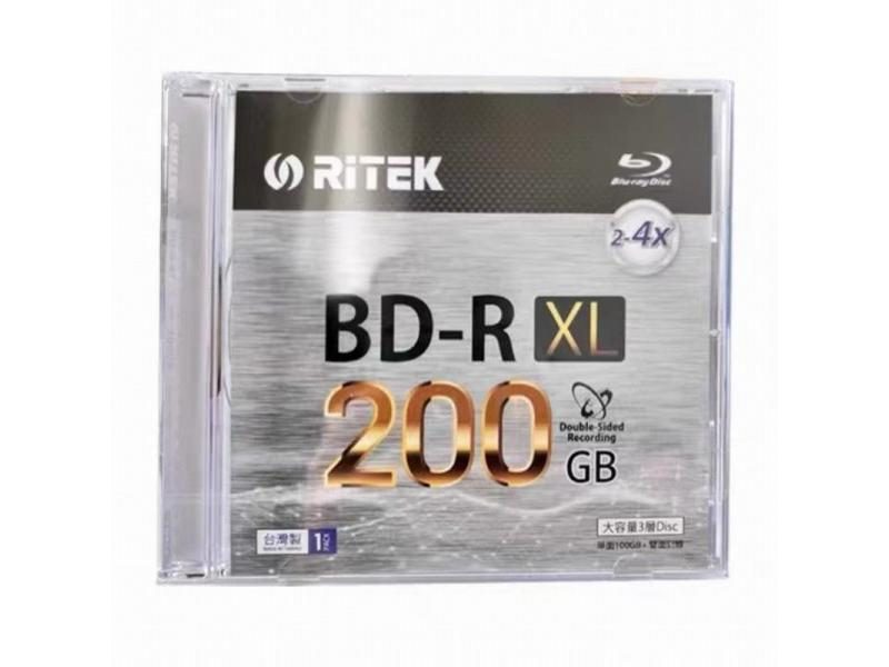 Blue Ray Disc BD-R XL 200GB Triple Layer Bluray BDXL BDR 200g 2-4X 1pc Carousel 1