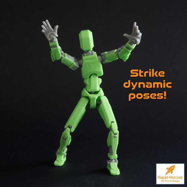 DUMMY 13 Poseable Action Figure Kit – Fully Articulated DIY Model Carousel 2