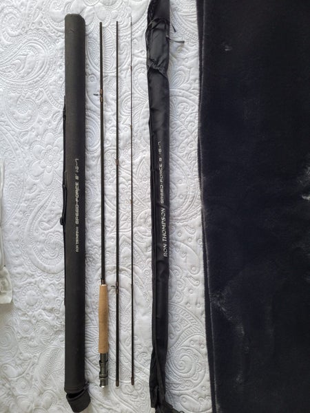 Kilwell 9' Fly Rod 3 piece & double reel, container of Flies and shoulder Net62863873281795111