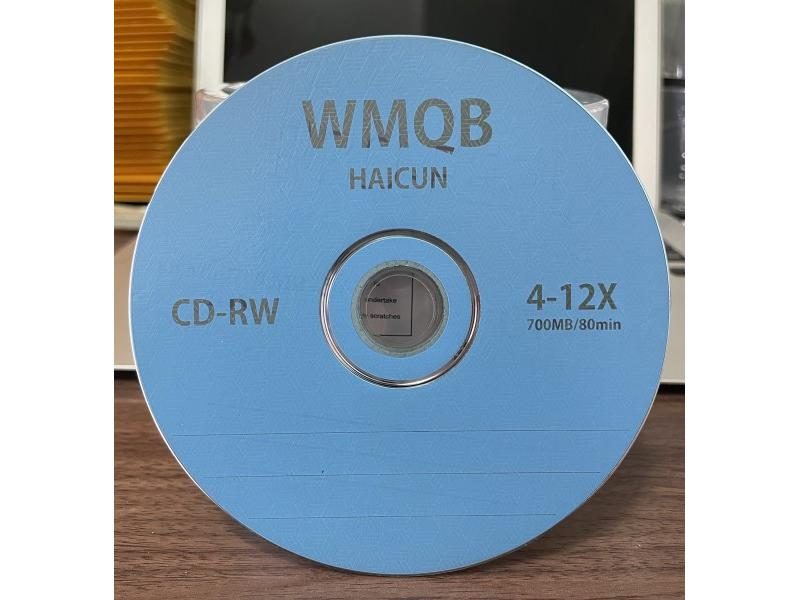 5 Discs Grade A Haicun Blank CD-RW Disc Carousel 1