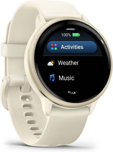Garmin Vivoactive 6 Smart Watch - Lunar Gold Carousel 2