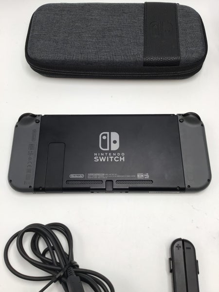 * Grey Nintendo Switch V2 Console w/ Case! * Carousel 3