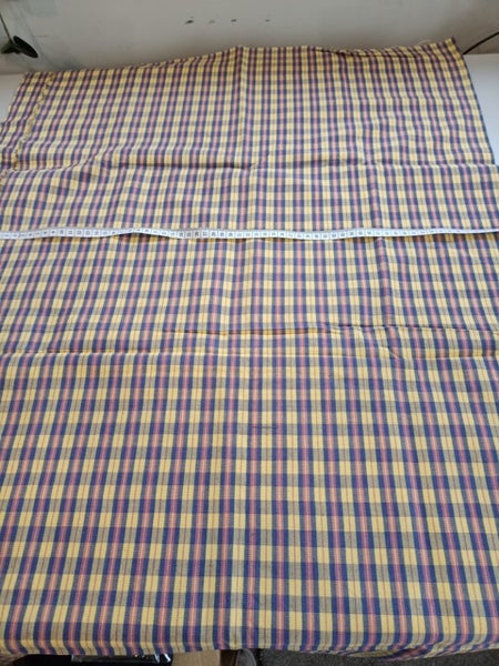 Piece of Heavy Checked Cotton Carousel 3