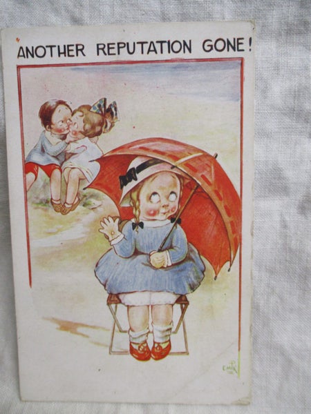 Another Reputation Gone - Artist Postcard - PCD 1843 Carousel 1