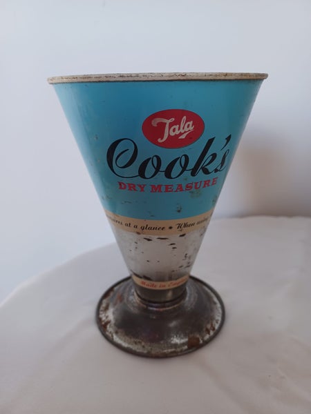 *** Vintage Tala Cooks Dry Measure Tin Cone Made in England - NEW STOCK ***62854316570882111