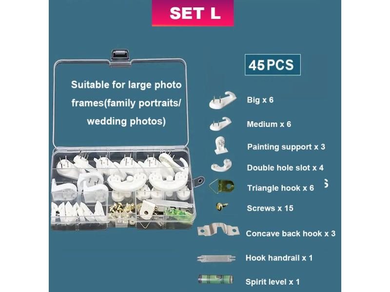 Invisible Nail Screws Wall Hooks No Trace Picture Hangers Traceless Picture Carousel 1