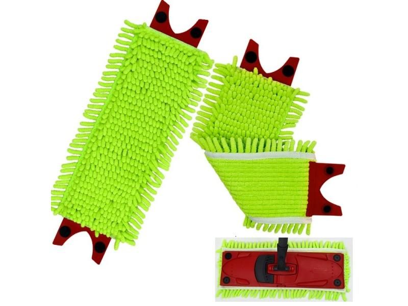 Microfibre Floor Mop Pads For Vileda UltraMax/UltraMaT 2in1 Flat Mop Cloth Carousel 1