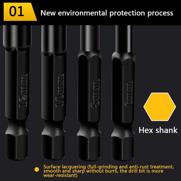 New 5pcs Masonry Drill Bit Set Brick Tile Ceramic Glass *Sale Sale Carousel 13