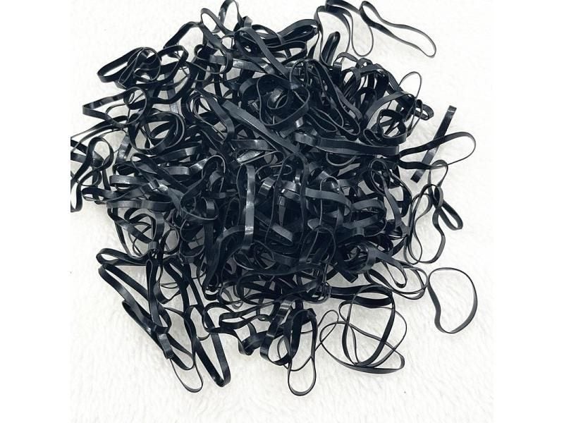200-1000pcs Colourful Rubber Ring Hair Bands For Kids Carousel 1