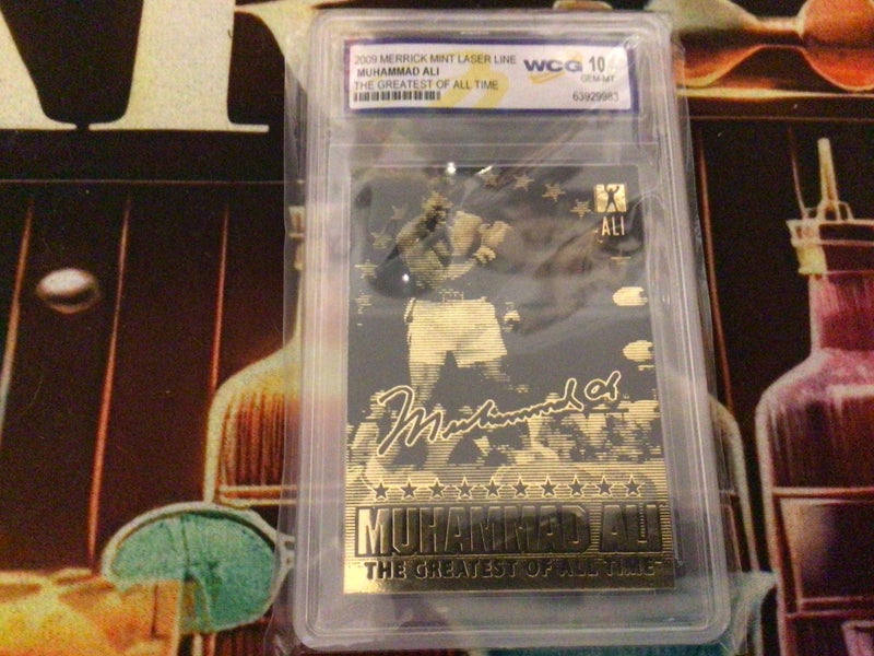 2009 MUHAMMAD ALI MINT LASER WCG 10 GEM-MT GRADED CARD62854311873281112