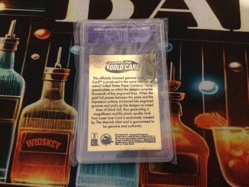 2009 MUHAMMAD ALI MINT LASER WCG 10 GEM-MT GRADED CARD62854311873281113