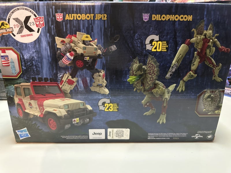 Transformers Jurassic park dilophocon Carousel 1