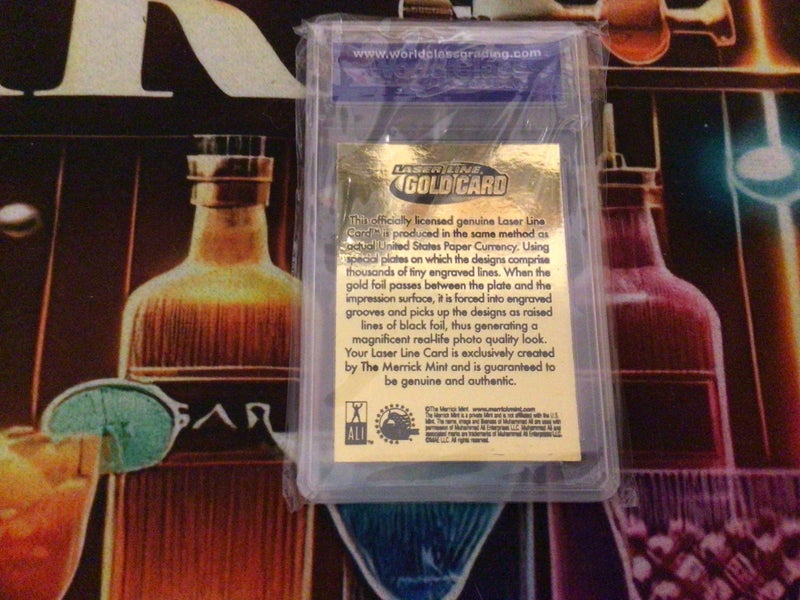 2009 MUHAMMAD ALI MINT LASER WCG 10 GEM-MT GRADED CARD62854311873281114