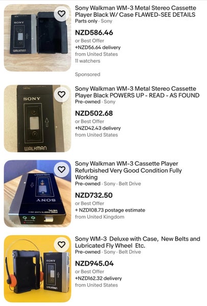 SONY WM-3 Metal • Vintage Walkman Carousel 7