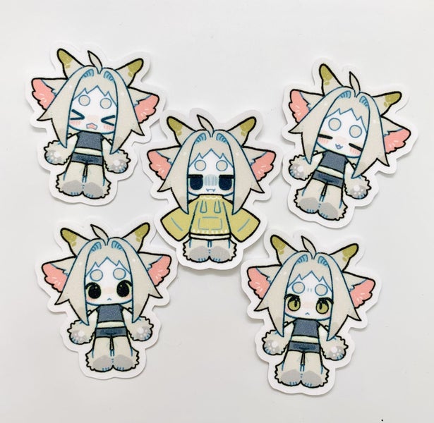 PP sticker pack - 5 pieces per pack Carousel 1