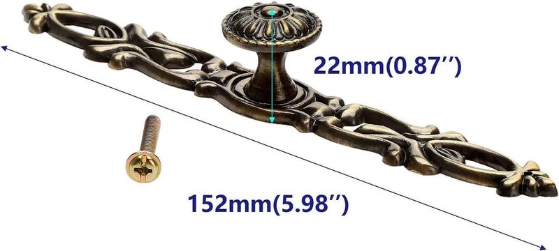 NEW NEW 5pcs Cabinet Drawer Handles Door Pulls Carousel 6