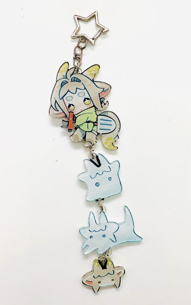 Keychain - star - double sided Carousel 1