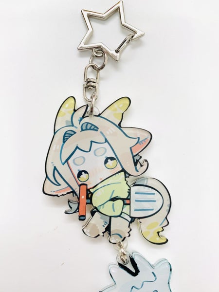 Keychain - star - double sided Carousel 2
