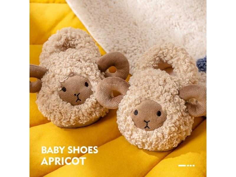 Children Winter Soft Plush Fluffy Slippers For Home Kids Girls Boys Flat Shoes Carousel 1