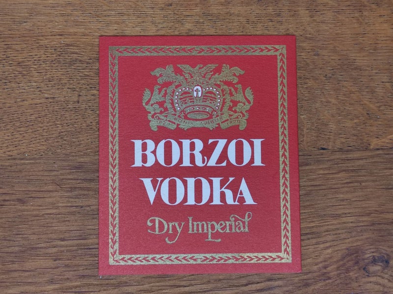 Vintage Borzio Vodka Dry Imperial Cardboard Coaster $1 RESERVE WEEK! Carousel 1