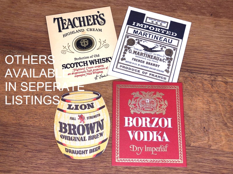 Vintage Borzio Vodka Dry Imperial Cardboard Coaster $1 RESERVE WEEK! Carousel 2