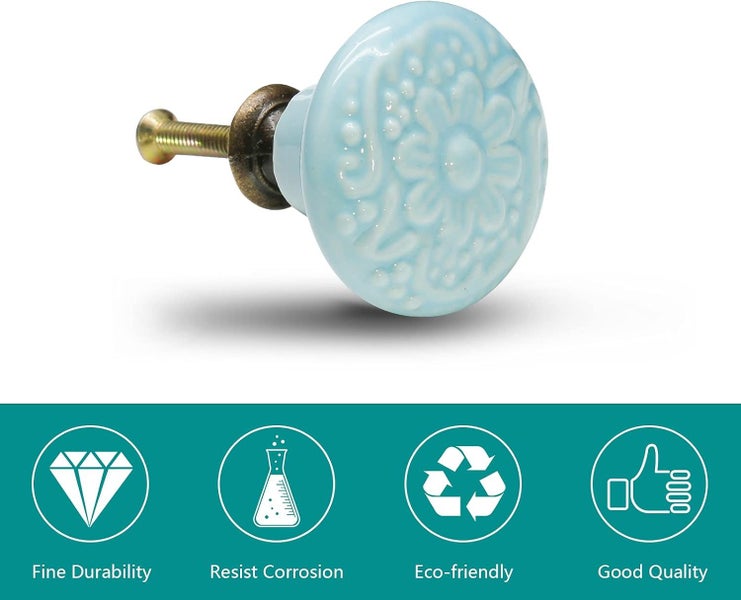 New 10pcs Drawer Dresser Knobs Pull Handles Carousel 2