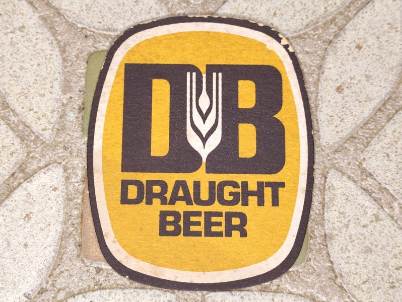 Vintage DB Draught Beer Cardboard Coaster $1 RESERVE WEEK! Carousel 1
