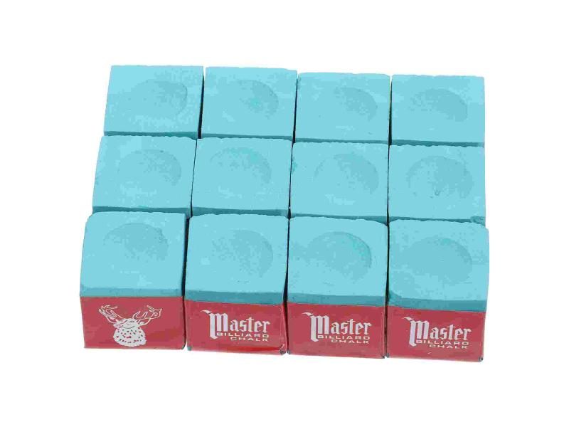 12Pcs Cue Stick Wiping Powder Pool Table Cue Chalk Billiards Playing Carousel 1