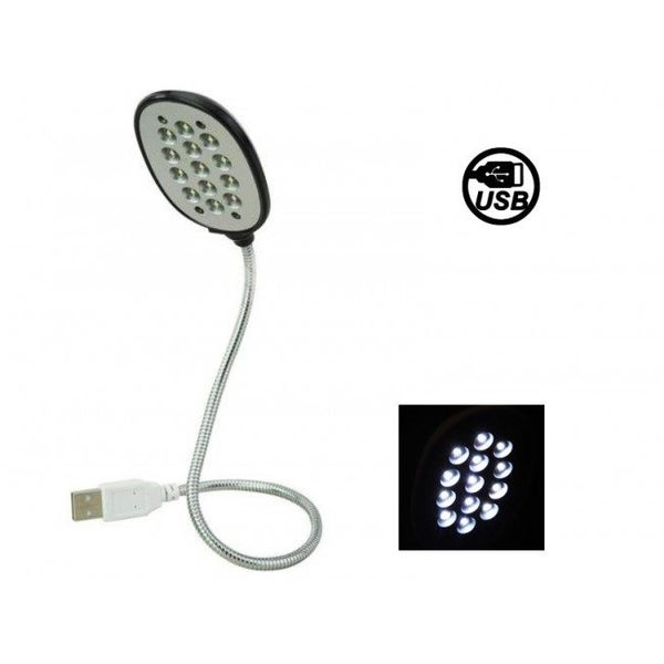 Portabe Bright 13LED Flexible USB Light for Laptop / Tablet - White Carousel 1