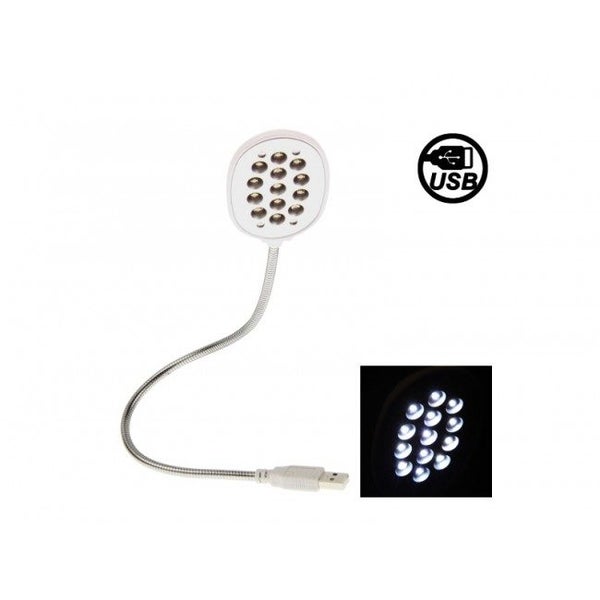 Portabe Bright 13LED Flexible USB Light for Laptop / Tablet - White Carousel 2