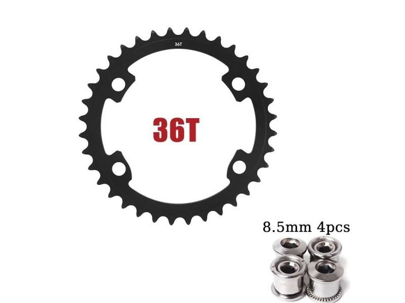 BUCKLOS Road Bike Chainring 110 BCD Chainring 4Hole 5Hole 34/36/39/50/52/53T Carousel 1