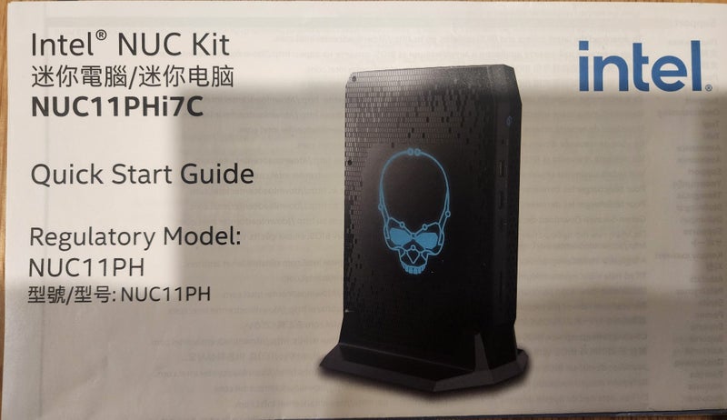 NUC 11 Enthusiast PHANTOM CANYON Intel Core I7-1165G7 NVIDIA GeForce RTX206062863214007553112