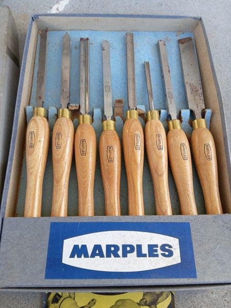 Marples wood turning chisels x8628543161610261113