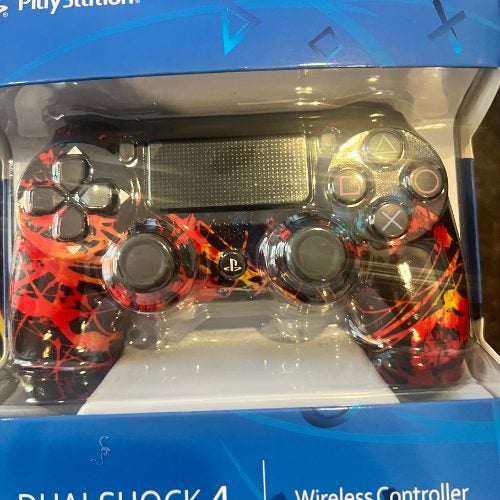 New Wireless Controller Compatible with PS4 -Red/Black Carousel 1