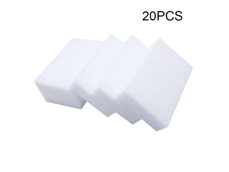 50pcs White Multi-functional Magic Sponge Eraser Cleaner 100 X 60 X 20mm Carousel 1