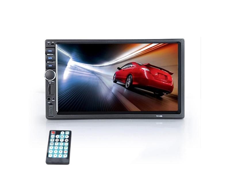 Car Radio 2 Din HD 7" Touch Screen Stereo Bluetooth FM ISO Power Aux Input MP5 Carousel 1