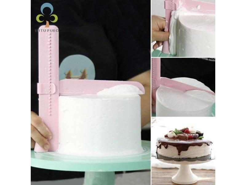 Adjustable Practical DIY Cake Scraper Edge Side Smoother Polisher Tools Carousel 1
