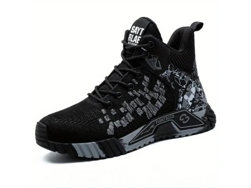 High Top Safety Shoes Men Work Shoes Men Women Work Safety Boots Men's Work Carousel 1