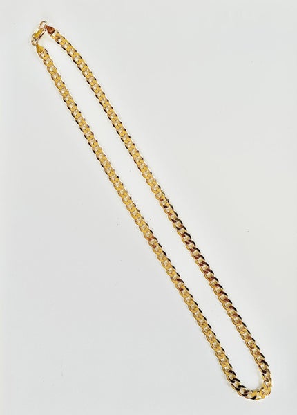 10 Carat Solid Gold Curb Link Unisex Chain - 35 grams* Carousel 1