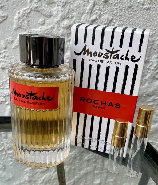Moustache EDP by Rochas 3ml travel size decant closely resembles YSL Tuxedo Carousel 5