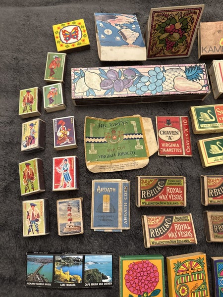 Vintage Matchbox Collection Royal Wax Vesta etc Carousel 2