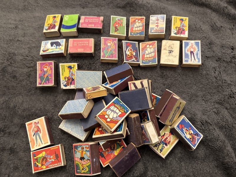 Vintage Matchbox Collection all empty Carousel 1