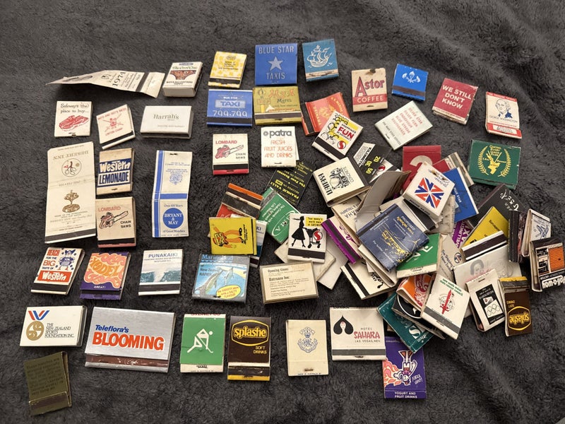 Vintage Matchbox Matchbook Collection mixed Carousel 1