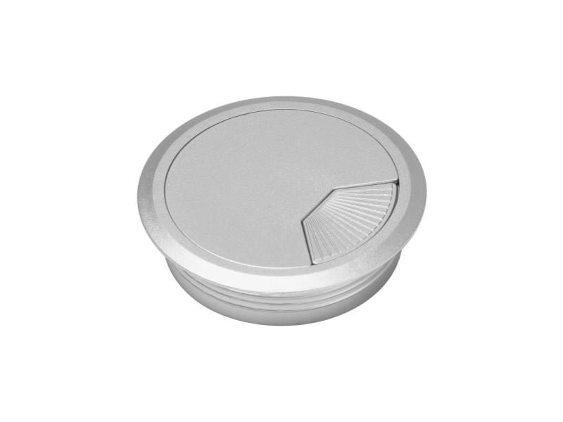 60/80mm Desk Table Plastic Cable Hole Cover Round Wire Tidy Grommet Carousel 1