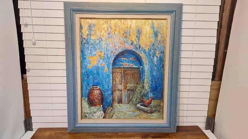 VINTAGE REFRAMED OIL PAINTING SIGNED BY "DUNCAN"62933721805186115