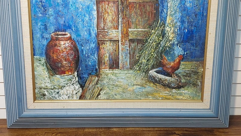 VINTAGE REFRAMED OIL PAINTING SIGNED BY "DUNCAN"62933721805186111