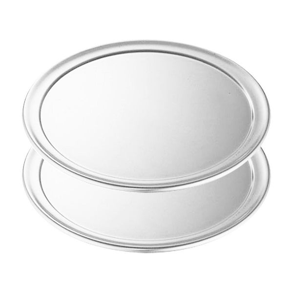 SOGA 2X 12-inch Round Aluminum Steel Pizza Tray Home Oven Baking Plate Pan Carousel 1