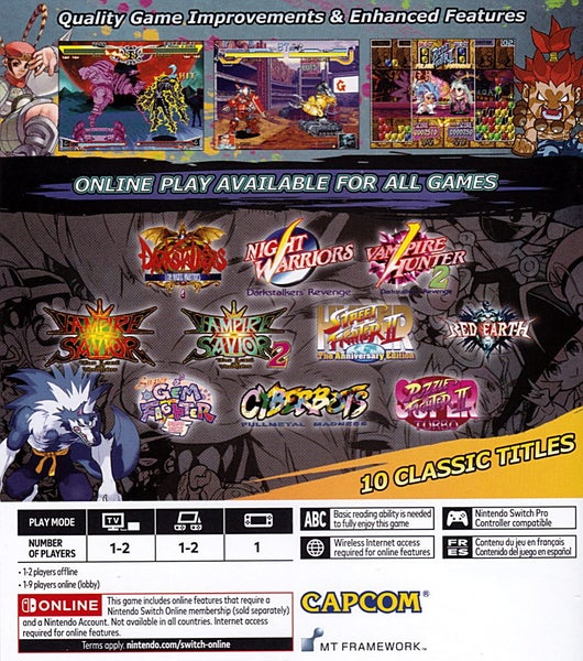Capcom Fighting Collection Switch Carousel 2