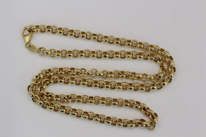 9ct Gold ‘Belcher / Rolo’ chain Carousel 1