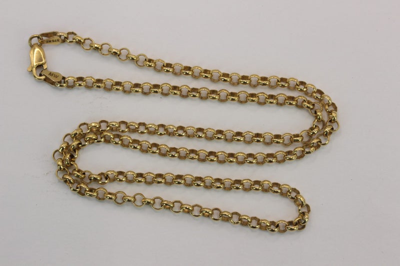 9ct Gold ‘Belcher / Rolo’ chain Carousel 1